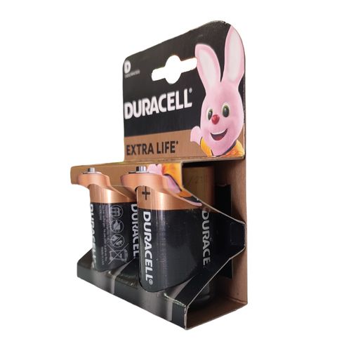 Duracell 2 Piles Alcaline 1.5v Extra Life Alkaline Lr20 Pour Chauffe Eau Electrique Et Autres thumbnail 3