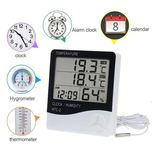 Capteur Thermomètre Température Humidité Hygromètre À Écran Lcd thumbnail 3