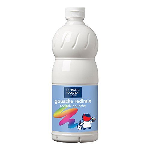 Bouteille Economique Gouache Redimix Tempera Liquide Blanche