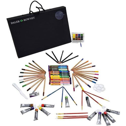 Grand Ensemble Art Chevalet Studio Avec Support - Atelier Lot De 163 thumbnail 3