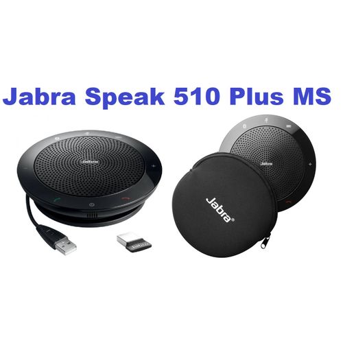 Jabra Haut Parleurs Speak 510 Plus Ms-conférence-idéal Pour Les Petits Espaces De Travail