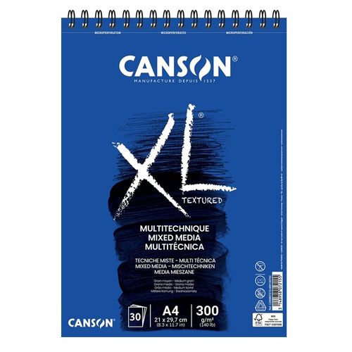 Carnet Dessin Multitechniques 300g A4 21 X 29,7 Bloc De Papier À Dessin 30 Feuilles