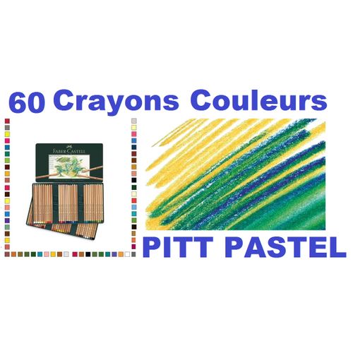 Boîte Métal 60 Crayons Couleurs Pitt Pastel, Mine 4,3 Mm, Spécial Pour Artiste thumbnail 3