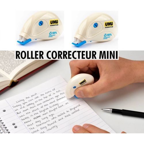 Uhu 2 Roller Correcteur Mini,corrections Rapides,propres,précises,très Pratique