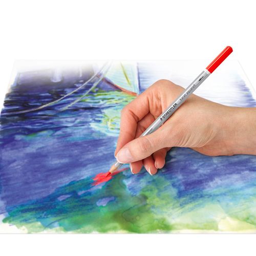 Coffret Boite Métallique 48 Crayons Couleur Aquarellable Karat Aquarelle 3,0 Mm thumbnail 2
