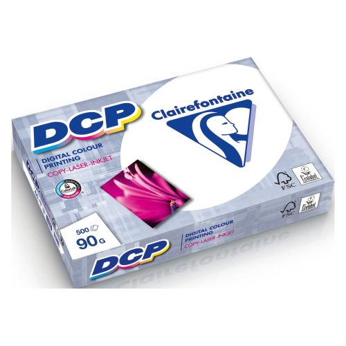 Claire Fontaine Rame Papier Blanc Dcp Format A4 21 X 29.7 90 G. 500 Feuilles.