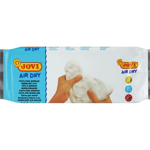 Jovi Pâte À Modeler Professionnelle Durcissante Blanc, Paquet De 500g
