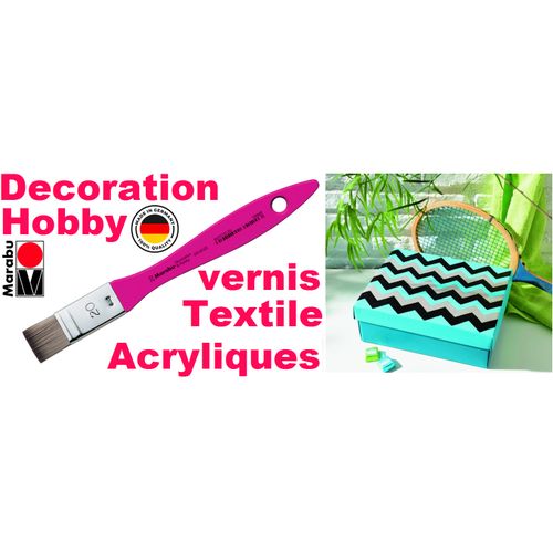 Pinceau pour décoration et loisirs créatifs
