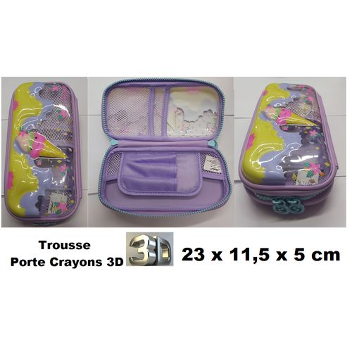Trousse Porte Crayons 3d Ice Cream, Solide, Élégante,pratique