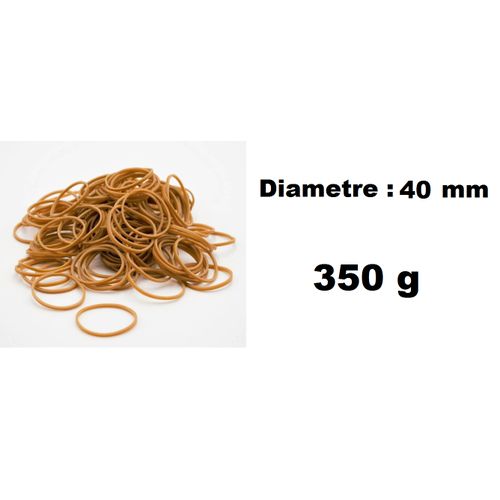 Sachet Bracelets Élastiques Caoutchouc: Bureau,argent,documents,350 G Diamètre 40