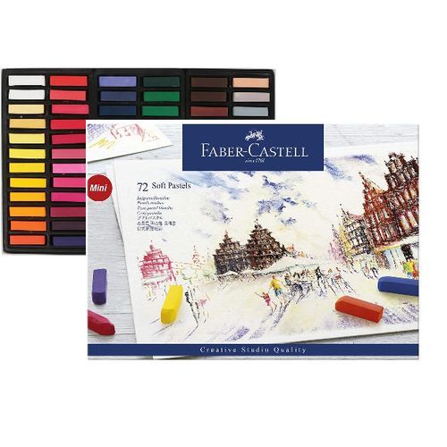 Boîte de demi-pastels tendres à forte pigmentation