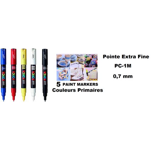 Lot de marqueurs de peinture à pointe extra-fine