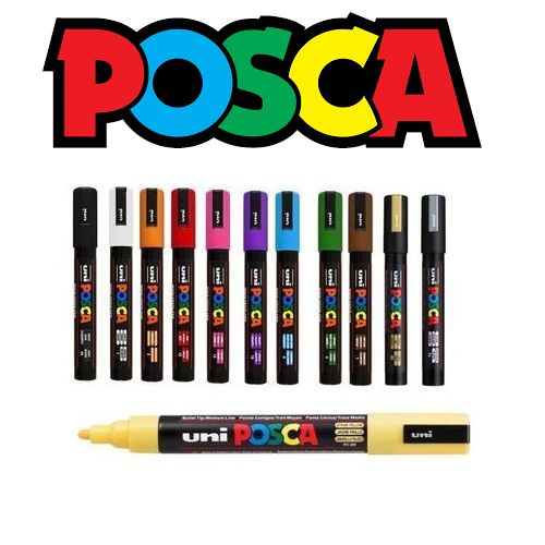 Lot de12 Marqueurs Pc-5m Moyen- couleurs Sb-complet Pointe 2,5mm