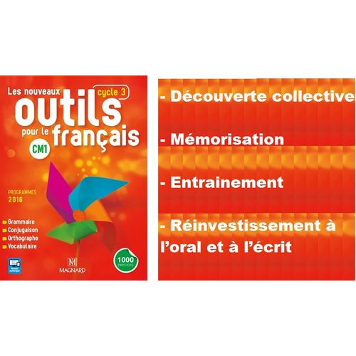 Magnard Les Nouveaux Outils Pour Le Français Cm1,manuel De Lélève,plus De 1000 Exercices Classés Par Compétences
