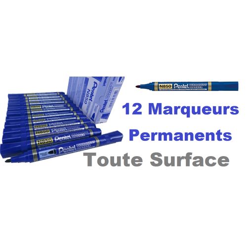 12 Feutres Marqueurs Permanent