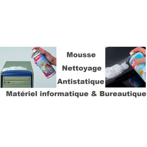 Spray Mousse De Nettoyage Antistatique Pour Ordinateurs Et Équipements De Bureau