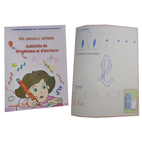 Ma Nouvelle Méthode Activités De Graphisme Et D’écriture,maternel 5-6 Ans,bien Connaitre & Ecrire Les Lettres