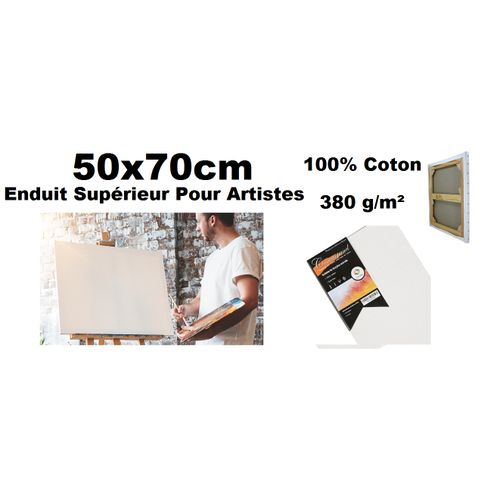 Canevas Toile Sur Châssis En Coton 380g - Peinture, Dessin & Croquis