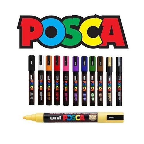 Lot 12 Marqueurs Pc-5m Pointe 2,5 Mm – Couleurs Ultimes