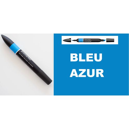 Promarker B346 Bleu Azur À Alcool Double Pointe Pour Illustration Artistique