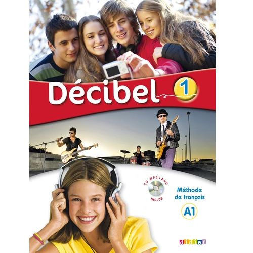 Décibel 1 Niv.a1 - Livre + Cd Mp3 + Dvd, programme 