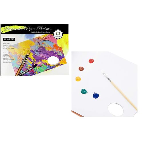 Palette Papier 30*22 Cm Jetable - 40 Feuilles