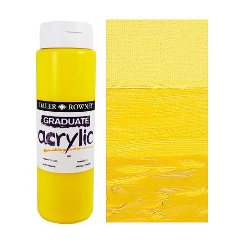 Peinture Acrylique Graduate Jaune Primaire