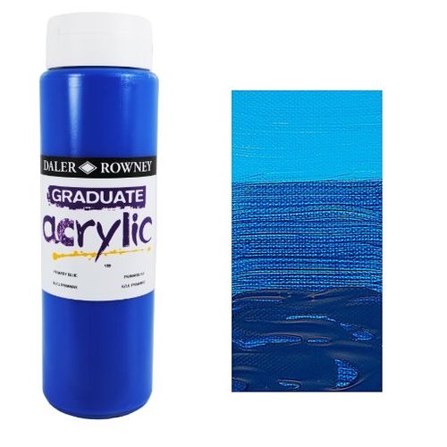 Peinture Acrylique Graduate – Bleu Primaire Éclatant