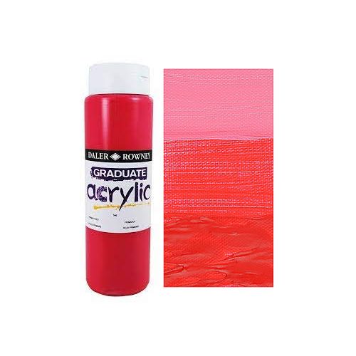 Peinture Acrylique Graduate – Rouge Primaire Éclatant
