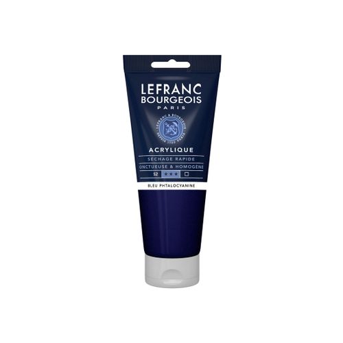 Peinture Acrylique Bleu Phtalocyanine – Fine, Séchage Rapide, Texture Homogène