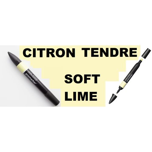 Promarker Y828 Citron Tendre À Alcool Double Pointe Pour Illustration Artistique
