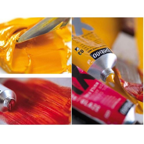 Set de 24 tubes de peinture à l’huile fine 12 ml, couleurs pigmentées et lumineuses
