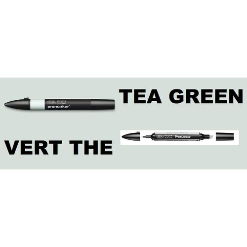 Promarker Vert Thé - Double Pointe Précision