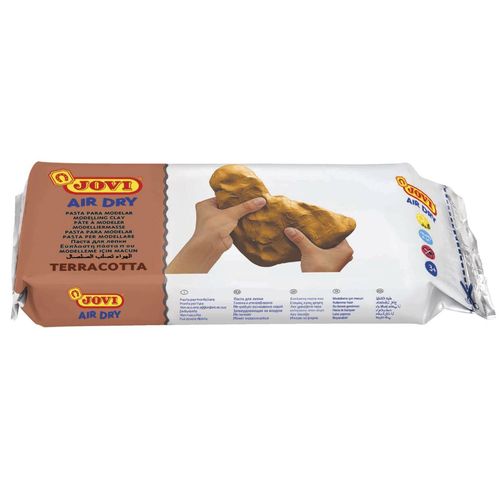 Jovi Pâte À Modeler Professionnelle Durcissante Marron Terracotta, Paquet De 1 Kg