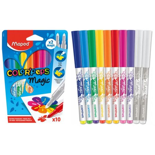 Lot 10 Feutres Colorpeps Magic Éclatants – Capuchon Ventilé
