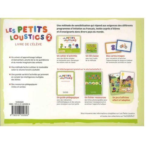 Pack Les Petits Loustics 2 – Méthode Français + Cahier D’activités Cd (4-7 Ans Cp)