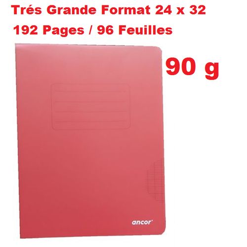 Cahier Polypro Couverture Plastifiée Rouge