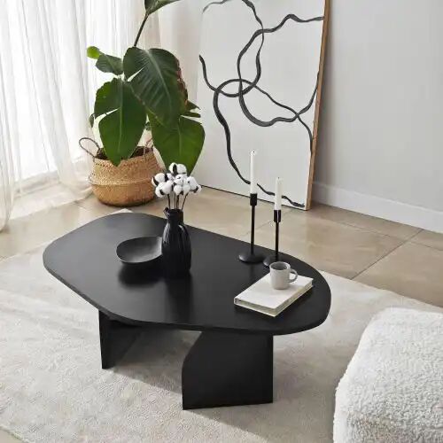 Table Basse Modern En Bois Mdf thumbnail 1