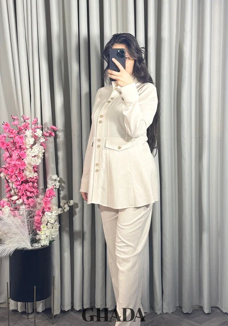 Ensemble Avec Pantalon En Beige thumbnail 3