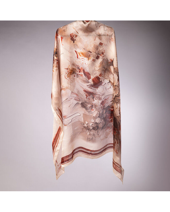 Foulard O Satine De Soie Imp 1.05 Acf