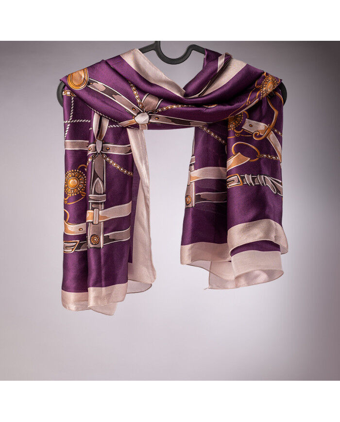 Foulard O Satine De Soie Imp 1.05 Acf
