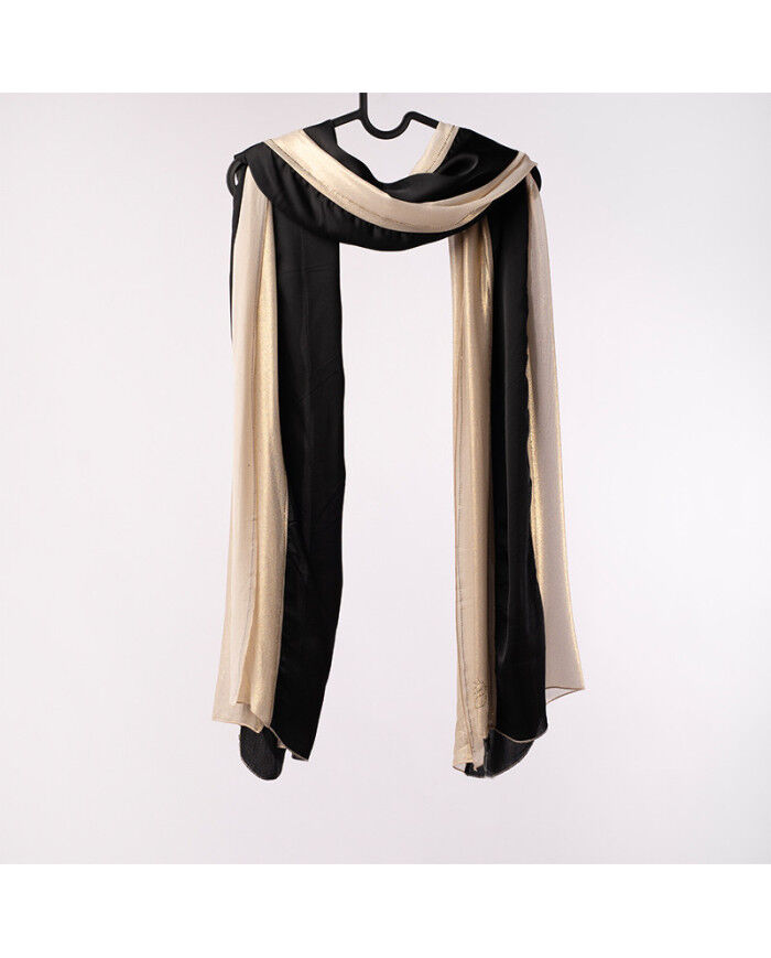 Chale Patchale Gold Satin Diam Strass Uni 70x1.85 7la0001