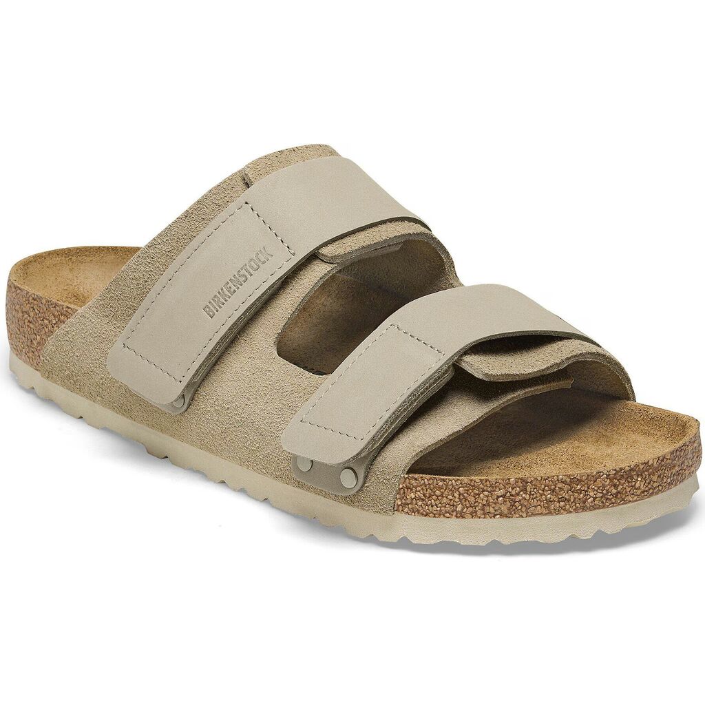 Uji Nubuck Leather/suede Leather Taupe Narrow