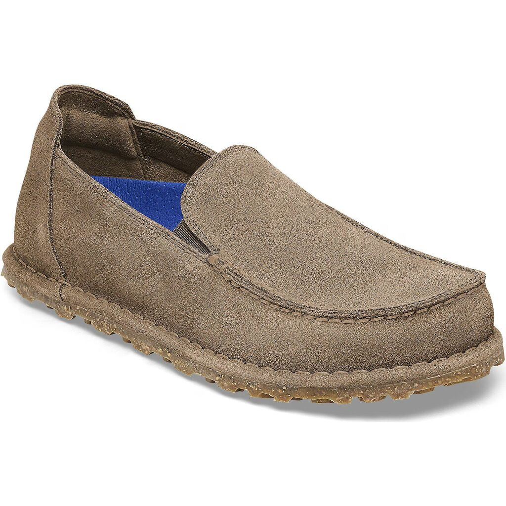 Utti Slip On Leve Natural Leather Gray Taupe Narrow
