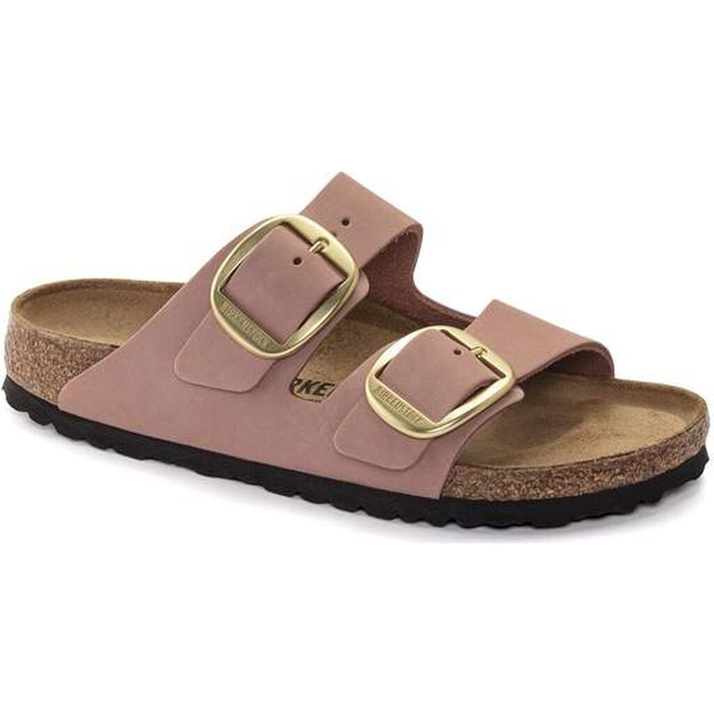 Arizona Big Buckle Nubuck Leather Old Rose Narrow