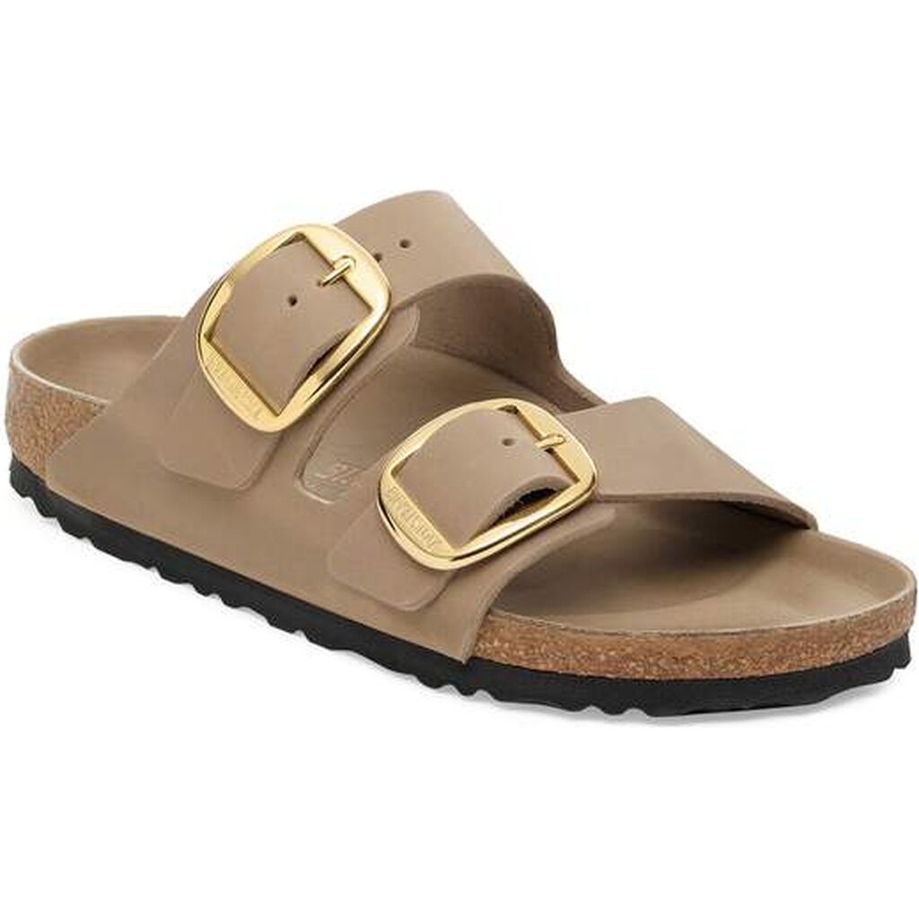 Arizona Big Buckle Oiled Leather Brown Narrow