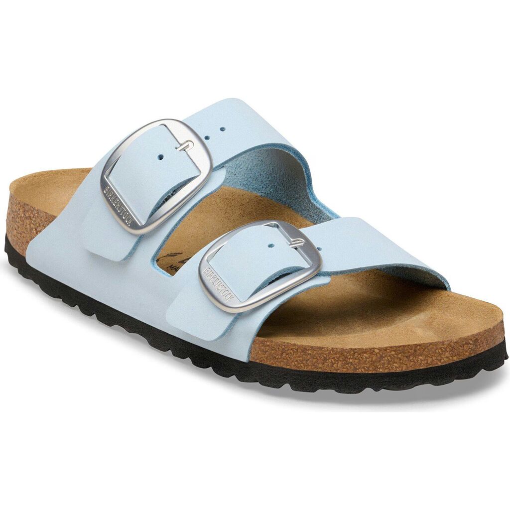 Arizona Big Buckle Nubuck Leather Baby Blue Narrow