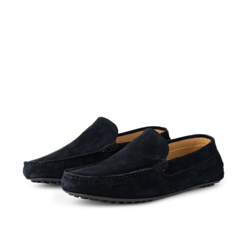 D’011 Mocassin En Cuir Daim