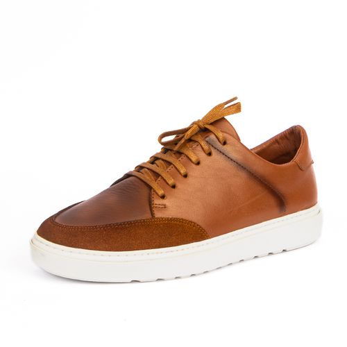 Baskets Basses En Cuir 