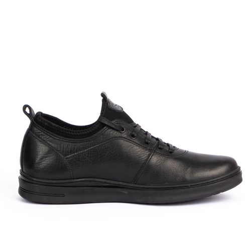Chaussure D'urbano En Cuir Et Stretch thumbnail 3